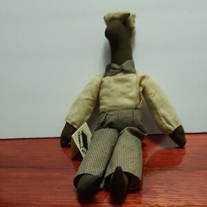 Vintage Style Fabric Horse Doll